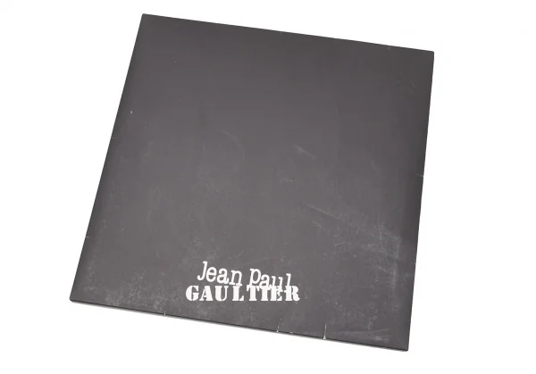 新品!ジャンポールゴルチエJean Paul GAULTIER ドットスカーフ転写プリントハンカチ ワインカーキ K-113127_006