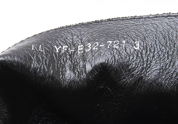 カヨ ナカムラ バイ ワイズKAYO NAKAMURA by Y's ニットレイヤードウイングチップブーツ 黒3(24位) K-113173_013