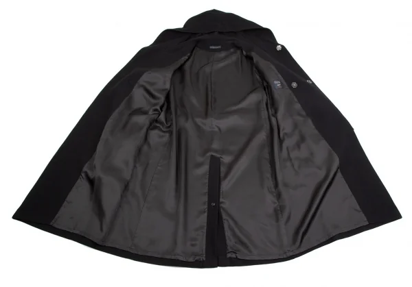 REGULATION Yohji Yamamoto MEN Wool Nylon Belted Coat K-113176_011