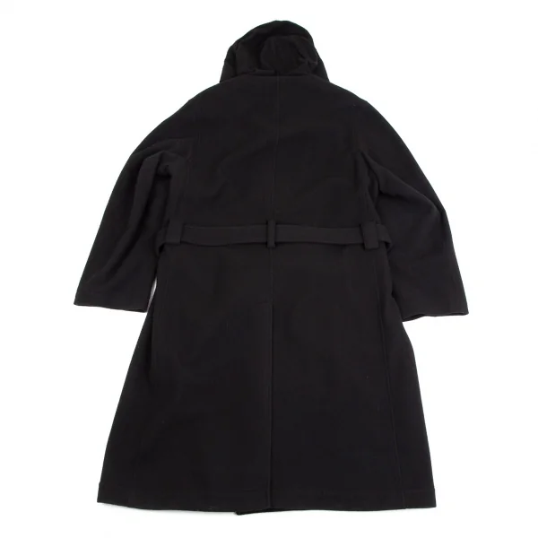 REGULATION Yohji Yamamoto MEN Wool Nylon Belted Coat K-113176_012