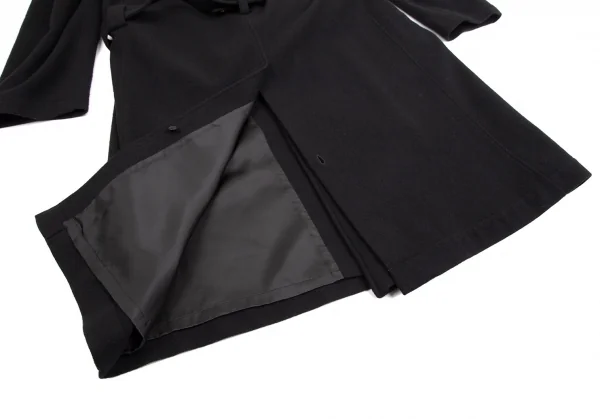 REGULATION Yohji Yamamoto MEN Wool Nylon Belted Coat K-113176_015