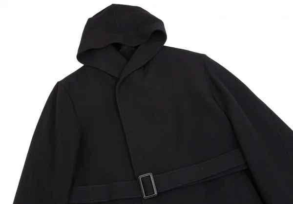 REGULATION Yohji Yamamoto MEN Wool Nylon Belted Coat K-113176_002