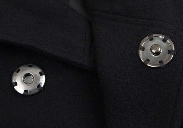 REGULATION Yohji Yamamoto MEN Wool Nylon Belted Coat K-113176_004