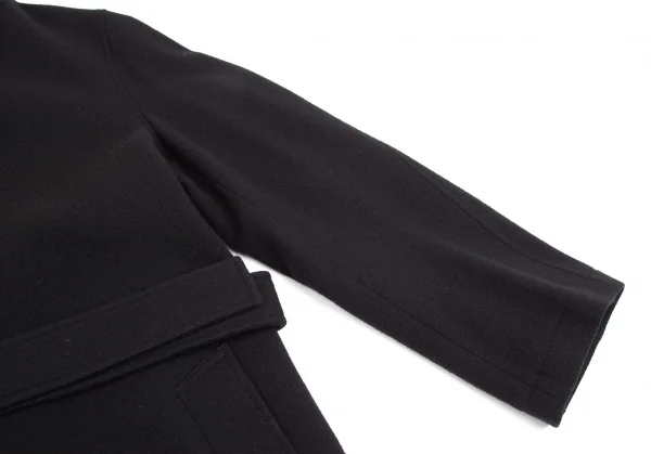 REGULATION Yohji Yamamoto MEN Wool Nylon Belted Coat K-113176_005