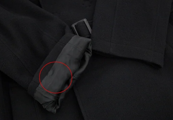 REGULATION Yohji Yamamoto MEN Wool Nylon Belted Coat K-113176_006