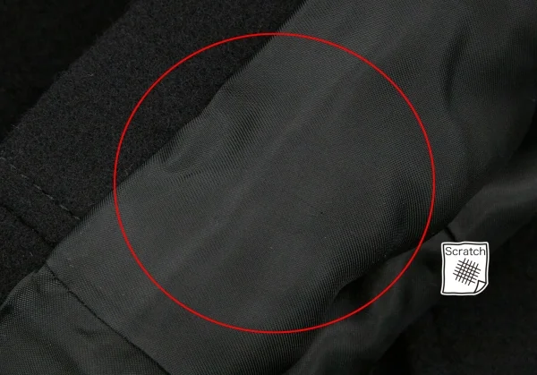 REGULATION Yohji Yamamoto MEN Wool Nylon Belted Coat K-113176_007