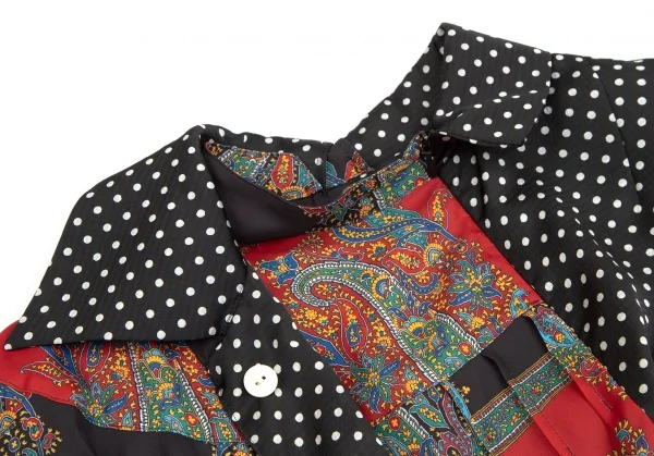 JUNYA WATANABE COMME des GARCONS Dot Paisley Asymmetry Dress K-113179_004