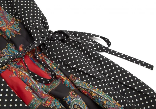 JUNYA WATANABE COMME des GARCONS Dot Paisley Asymmetry Dress K-113179_014