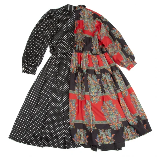 JUNYA WATANABE COMME des GARCONS Dot Paisley Asymmetry Dress K-113179_017