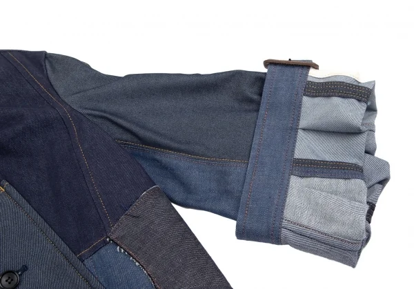 ジュンヤワタナベ コムデギャルソンJUNYA WATANABE COMME des GARCONS denim パッチワークデニムコート インディゴXS K-113180_006