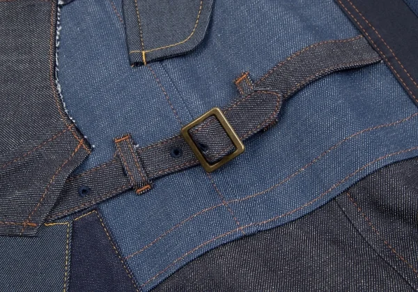 ジュンヤワタナベ コムデギャルソンJUNYA WATANABE COMME des GARCONS denim パッチワークデニムコート インディゴXS K-113180_009