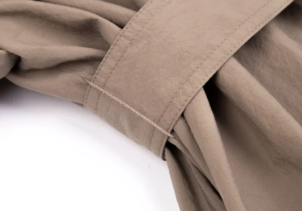 マックスマーラMax Mara コットンナイロンフレアトレンチコート ベージュ34 K-113203_017