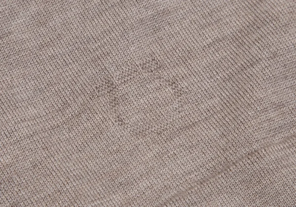 サルヴァトーレフェラガモ Salvatore Ferragamo シルクカシミヤ混ウールドレープニットカーディガン ベージュXS K-113213_008