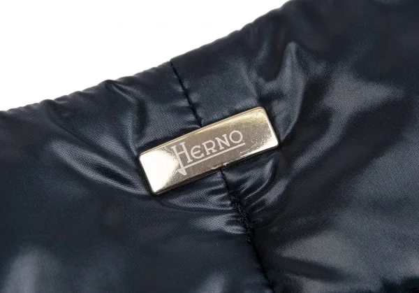 ヘルノHERNO ダブルフロントダウンベスト 紺38 K-113217_012