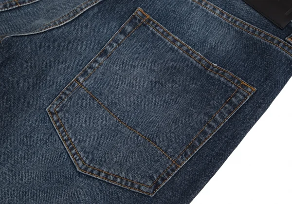 マルニMARNI 裾裏チェックボタンフライデニムパンツ インディゴ23 K-113219_014