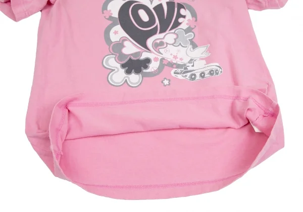 ジュンヤワタナベマン コムデギャルソンJUNYA WATANABE MAN PINK COMME des GARCONS グラフィックプリントTシャツ ピンクM位 K-113231_010