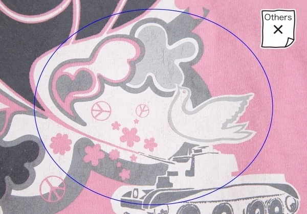 ジュンヤワタナベマン コムデギャルソンJUNYA WATANABE MAN PINK COMME des GARCONS グラフィックプリントTシャツ ピンクM位 K-113231_008