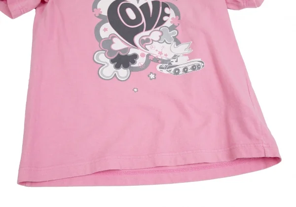 ジュンヤワタナベマン コムデギャルソンJUNYA WATANABE MAN PINK COMME des GARCONS グラフィックプリントTシャツ ピンクM位 K-113231_009