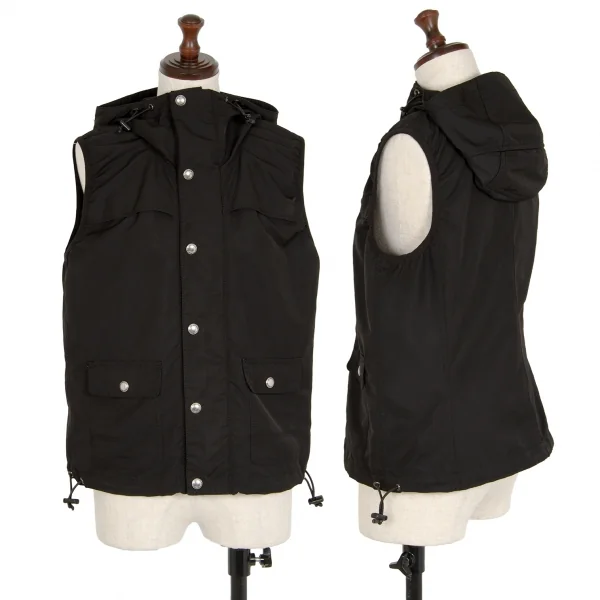 ジュンヤワタナベマンピンク コムデギャルソンJUNYA WATANABE MAN PINK COMME des GARCONSノースリーブマウンテンパーカー 黒M K-113232_001