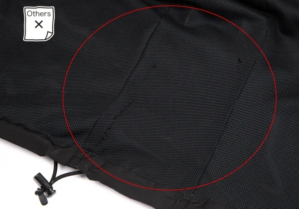 ジュンヤワタナベマンピンク コムデギャルソンJUNYA WATANABE MAN PINK COMME des GARCONSノースリーブマウンテンパーカー 黒M K-113232_014