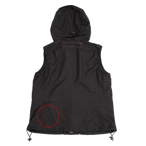 ジュンヤワタナベマンピンク コムデギャルソンJUNYA WATANABE MAN PINK COMME des GARCONSノースリーブマウンテンパーカー 黒M K-113232_015