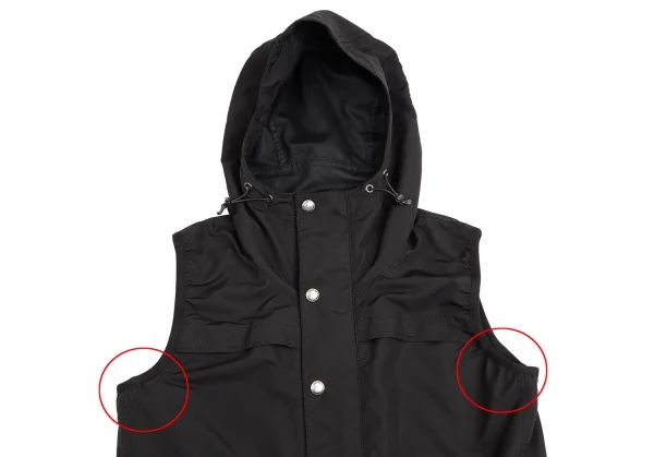 ジュンヤワタナベマンピンク コムデギャルソンJUNYA WATANABE MAN PINK COMME des GARCONSノースリーブマウンテンパーカー 黒M K-113232_003