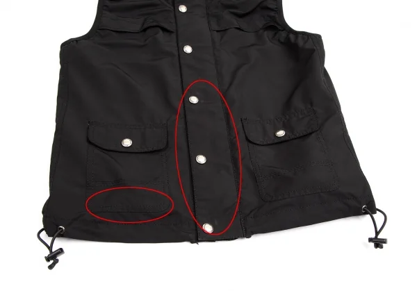 ジュンヤワタナベマンピンク コムデギャルソンJUNYA WATANABE MAN PINK COMME des GARCONSノースリーブマウンテンパーカー 黒M K-113232_007