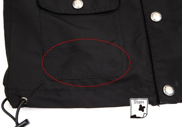 ジュンヤワタナベマンピンク コムデギャルソンJUNYA WATANABE MAN PINK COMME des GARCONSノースリーブマウンテンパーカー 黒M K-113232_009