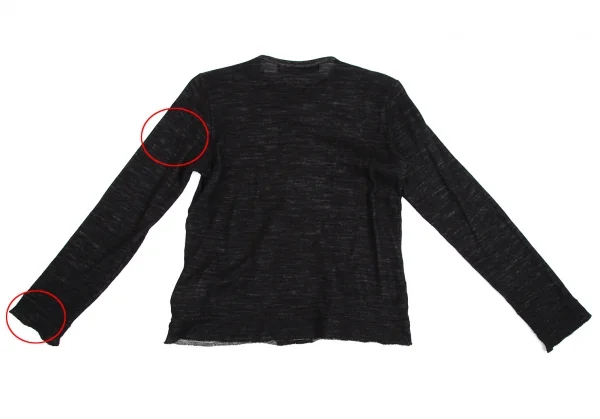 ジュンヤワタナベ コムデギャルソンJUNYA WATANABE COMME des GARCONS ダブルフェイスニットカーディガン 黒M位 K-113233_013