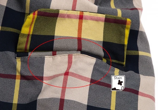 コムコム コムデギャルソンCOMME des GARCONS エステルタータンチェック4Bジャケット マルチS K-113247_010