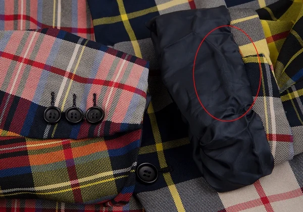 コムコム コムデギャルソンCOMME des GARCONS エステルタータンチェック4Bジャケット マルチS K-113247_007