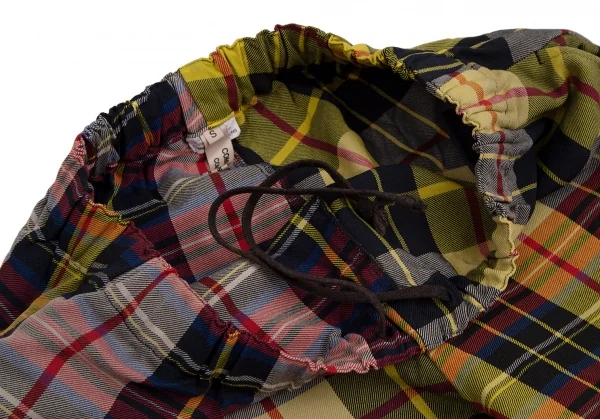 コムコム コムデギャルソンCOMME des GARCONS エステルタータンチェックパンツ マルチS K-113248_004