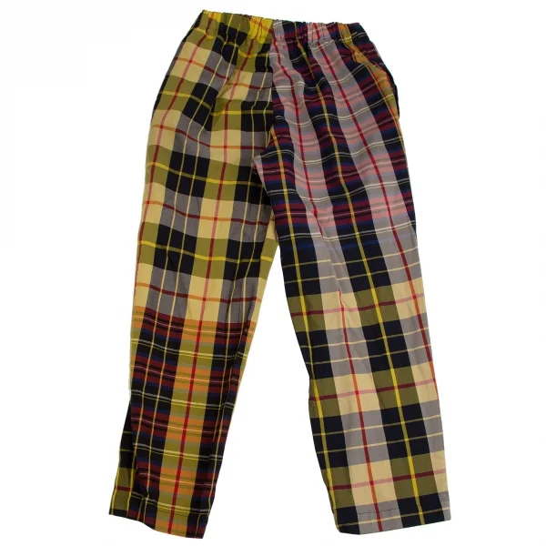 コムコム コムデギャルソンCOMME des GARCONS エステルタータンチェックパンツ マルチS K-113248_008