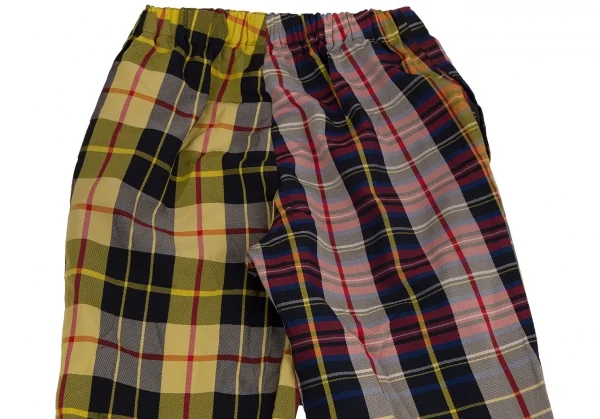 コムコム コムデギャルソンCOMME des GARCONS エステルタータンチェックパンツ マルチS K-113248_009