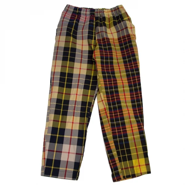 コムコム コムデギャルソンCOMME des GARCONS エステルタータンチェックセットアップスーツ マルチS K-113249_012