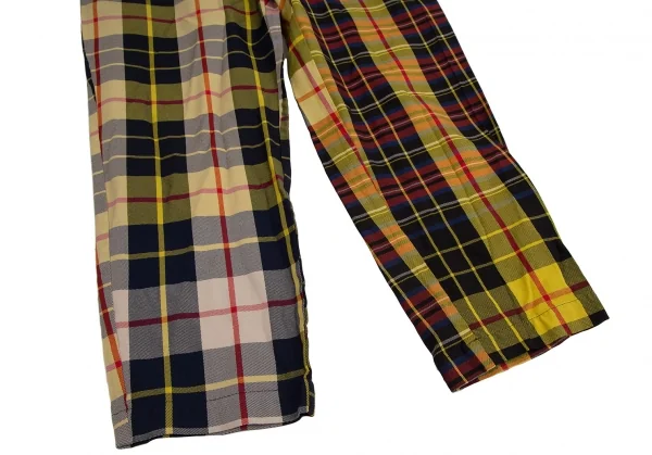 コムコム コムデギャルソンCOMME des GARCONS エステルタータンチェックセットアップスーツ マルチS K-113249_016