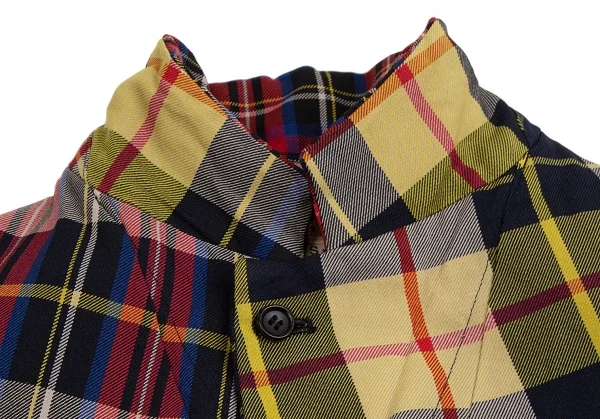 コムコム コムデギャルソンCOMME des GARCONS エステルタータンチェックセットアップスーツ マルチS K-113249_005