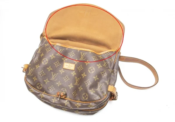 ルイヴィトンLouis Vuitton モノグラム ソミュール30 ショルダーバッグ 茶 K-113253_011