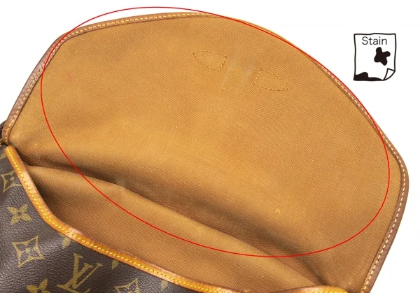 ルイヴィトンLouis Vuitton モノグラム ソミュール30 ショルダーバッグ 茶 K-113253_012