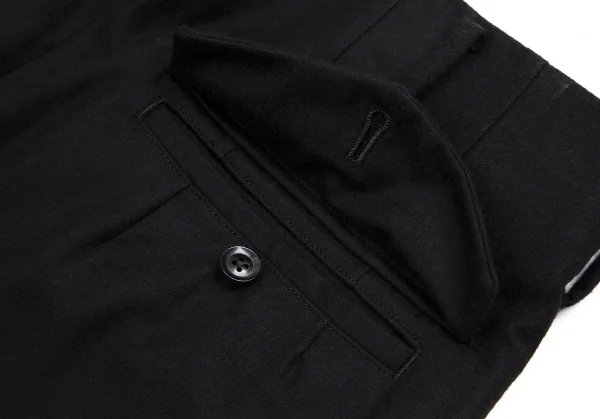 ヨウジヤマモトコスチュームドオム Yohji Yamamoto COSTUME D'HOMME ウールフェルトパンツ 黒2 K-113258_011