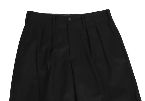 ヨウジヤマモトコスチュームドオム Yohji Yamamoto COSTUME D'HOMME ウールフェルトパンツ 黒2 K-113258_002