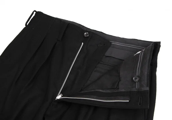 ヨウジヤマモトコスチュームドオム Yohji Yamamoto COSTUME D'HOMME ウールフェルトパンツ 黒2 K-113258_004
