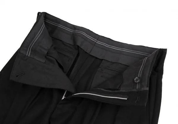 ヨウジヤマモトコスチュームドオム Yohji Yamamoto COSTUME D'HOMME ウールフェルトパンツ 黒2 K-113258_005