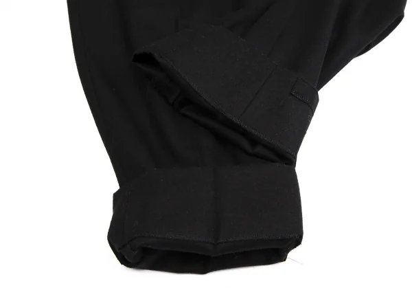 ヨウジヤマモトコスチュームドオム Yohji Yamamoto COSTUME D'HOMME ウールフェルトパンツ 黒2 K-113258_008