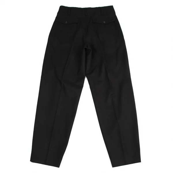 ヨウジヤマモトコスチュームドオム Yohji Yamamoto COSTUME D'HOMME ウールフェルトパンツ 黒2 K-113258_009