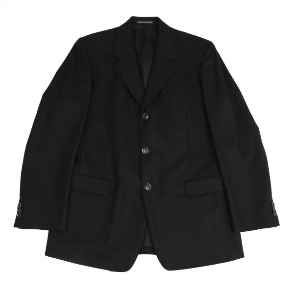 ヨウジヤマモトコスチュームドオム Yohji Yamamoto COSTUME D'HOMME ウールフェルトセットアップスーツ 黒3・2 K-113259_002