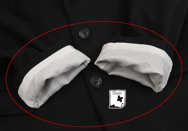 ヨウジヤマモトコスチュームドオム Yohji Yamamoto COSTUME D'HOMME ウールフェルトセットアップスーツ 黒3・2 K-113259_005