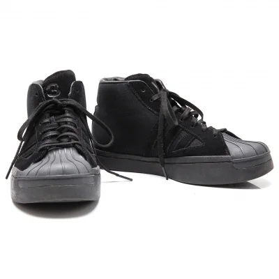 ワイスリーY-3 YOHJI PRO スウェード切替キャンバススニーカー