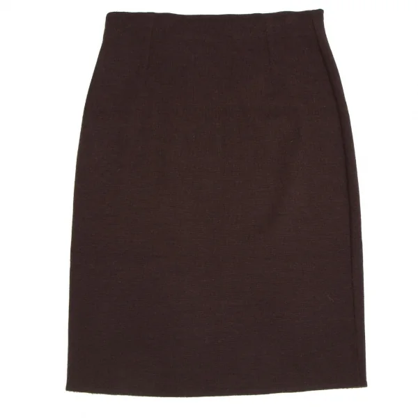 フェンディFENDI フリルニットカーディガンセットアップ 焦げ茶44 K-113288_017