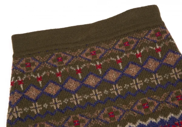 フェンディFENDI フェアアイルニットスカート カーキ他40 K-113290_003